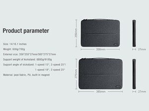 کیف لپ تاپ چند منظوره نیلکین Nillkin Commuter multifunctional laptop sleeve