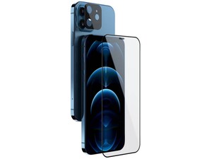محافظ صفحه نمایش شیشه ای و محافظ لنز نیلکین آیفون Nillkin Amazing 2in1 HD Full Glass iPhone 12