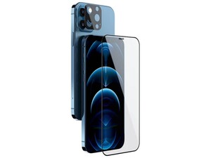 محافظ صفحه نمایش شیشه ای و محافظ لنز نیلکین آیفون Nillkin Amazing 2in1 HD Full Glass iPhone 12 Pro Max