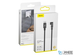 کابل شارژ سریع تایپ سی به لایتنینگ سریع بیسوس Baseus MVP Elbow PD Flash Charge Cable 2M