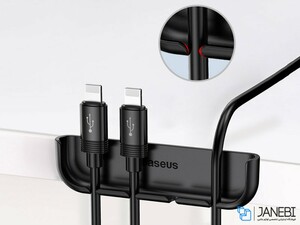 نگهدارنده کابل و قاب نصب گلس آیفون بیسوس Baseus Film&amp;Cable Bundle Auxiliary iPhone X/XS