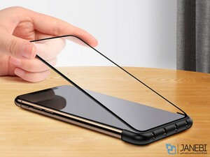 نگهدارنده کابل و قاب نصب گلس آیفون بیسوس Baseus Film&amp;Cable Bundle Auxiliary iPhone XS Max