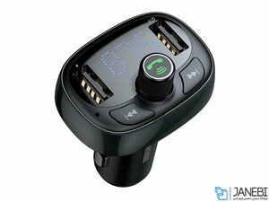 شارژر فندکی فست شارژ ماشین با قابلیت پخش موسیقی و تماس بیسوس S-09 CCALL-TM01