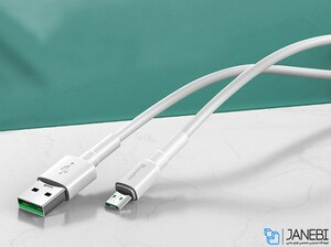 کابل شارژ سریع میکرو یو اس بی بیسوس Baseus Mini White Micro USB Cable 50cm