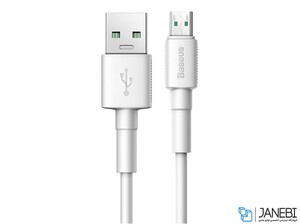 کابل شارژ سریع میکرو یو اس بی بیسوس Baseus Mini White Micro USB Cable 2m