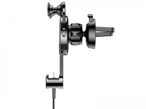 پایه نگهدارنده گوشی موبایل بیسوس مدل Yy Vehicle Mounted Holder SULYY-01 بهمراه کابل لایتنینگ