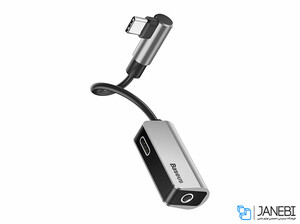 مبدل تایپ سی به تایپ سی و صدا بیسوس Baseus Type-C To Type-C&amp;3.5MM Adapter L45