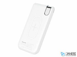 پاور بانک 10000 و شارژر وایرلس بیسوس Baseus Thin Version 10000mAh Wireless Charging Power Bank