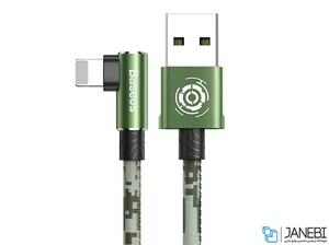 کابل چریکی لایتنینگ بیسوس Baseus Camouflage Lightning Cable 2m