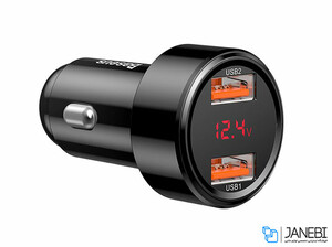 شارژر فندکی فست شارژ ماشین 45 وات بیسوس BS-C20A