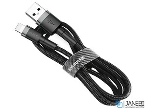 کابل شارژ سریع و انتقال داده لایتنینگ بیسوس Baseus Cafule Lightning Cable 1m 2.4A CALKLF-BG1
