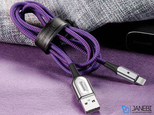 کابل لایتنینگ هوشمند بیسوس Baseus X-shaped Lightning Cable 50cm
