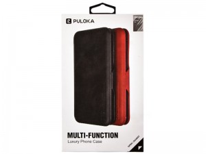 کیف چرمی Puloka Multi-Function مناسب برای گوشی موبایل آیفون XS Max