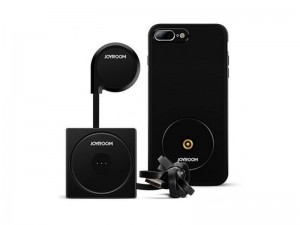 کیت شارژ وایرلس بهمراه پایه نگهدارنده و قاب محافظ جویروم مدل JR-ZS141 مناسب برای گوشی آیفون 7 پلاس