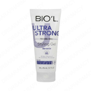 ژل مو بیول Ultra Strong | حالت‌دهی فوق‌العاده با ماندگاری 24 ساعته 200 میلی لیتری