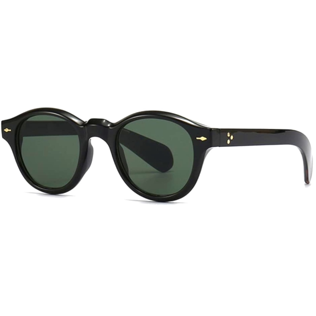عینک آفتابی موسکات مدل 6033-Blc-Grn  عینک آفتابی زنانه, عینک آفتابی مردانه, عینک گرد مشکی,