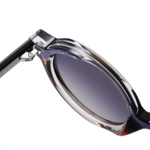 عینک آفتابی  گرد پلاریزه آلبرت وگ مدل S31108C4 Acetate Avantgarde Visionary