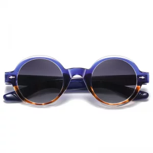 عینک آفتابی  گرد پلاریزه آلبرت وگ مدل S31108C4 Acetate Avantgarde Visionary