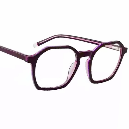 فریم طبی و عینک شب زرشکی رنگ مدل Rge-037-C4-Maroon