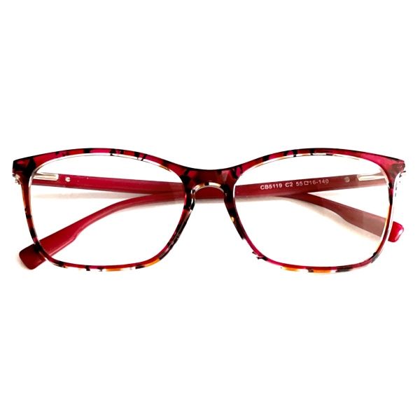 فریم طبی و عینک شب مدل Cb-5119-C2-Maroon