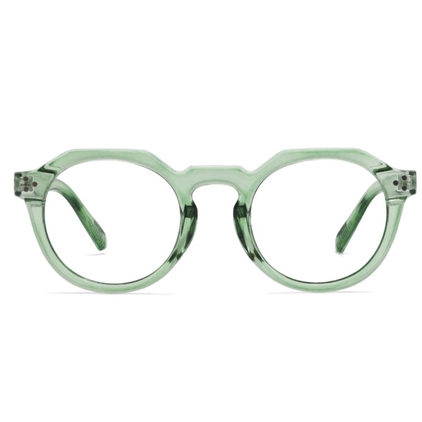فریم عینک طبی با عدسی بلوکات مدل Zn-3395-Grn-C3