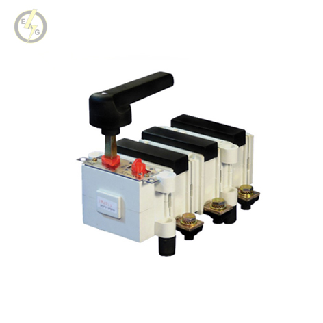 کلید فیوز قابل قطع زیر بار بدون فیوز دسته معمولی 160 آمپر زاویر مدل ZTS 01-160A