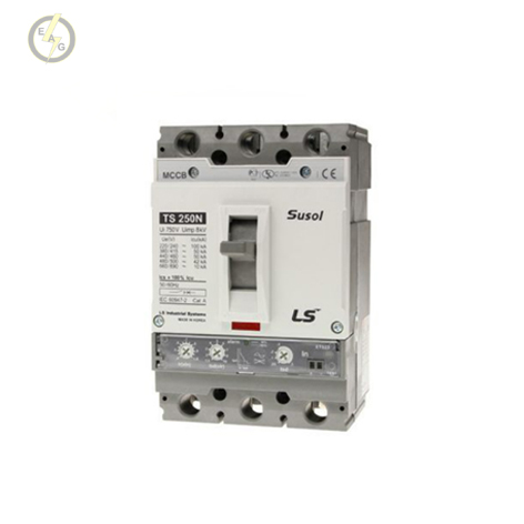 کلید اتوماتیک قابل تنظیم 200 آمپر 3 پل LS  مدل TS 250N ATU 200 3