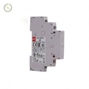 کنتاکت کمکی - یک باز و یک بسته - نصب از بغل - برای کلید حرارتی 0/63 الی 100 آمپر مدل (1NO+1NC)LX
