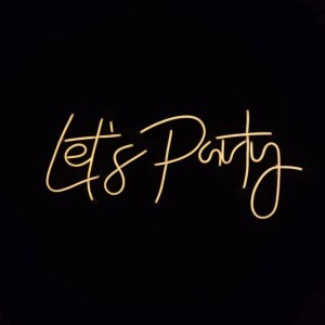اجاره نئون Lets  party  رنگ آفتابی