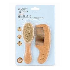 ست شانه و برس چوبی Huggy Buggy