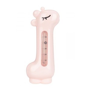 دماسنج اتاق و حمام کیکابو مدل زرافه  رنگ صورتی