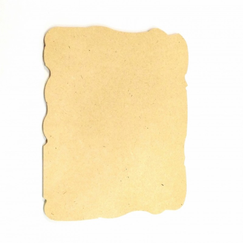 بیس دفومه مستطیلی کد 088 چوب شیراز MDF خام