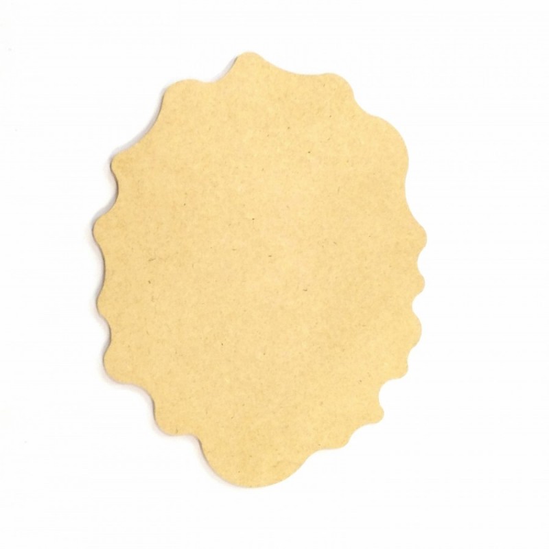 صفحه دفرمه بیضی کد087 چوب شیراز MDF خام