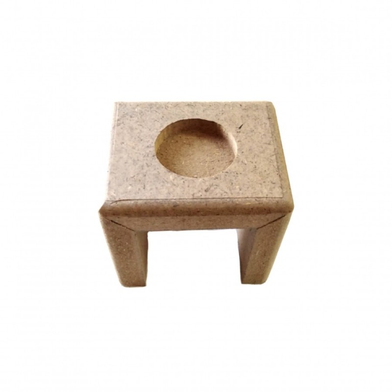 جاشمعی پایه دار تک خانه 256 چوب شیراز MDF خام