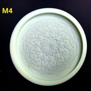 قالب سیلیکونی رزین طرح ماندلا کد  m3