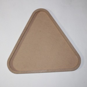 سینی مثلثی کد029 چوب شیراز MDF خام