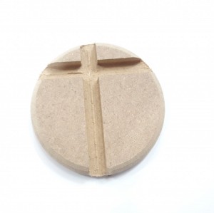 هولدر موبایل گرد ام دی اف کد120 ابعاد10 چوب شیراز MDF خام