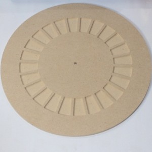 شاسی ساعت  طرح خورشیدی کد113 چوب شیراز MDF خام