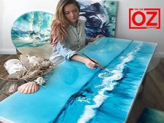آموزش ساخت میز رزین اپوکسی