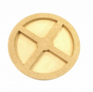اردوخوری دایره ایی کد092 چوب شیراز MDF خام
