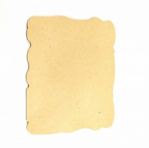 بیس دفومه مستطیلی کد 088 چوب شیراز MDF خام