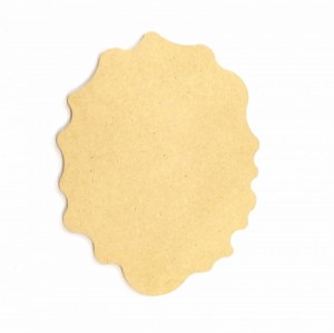 صفحه دفرمه بیضی کد087 چوب شیراز MDF خام