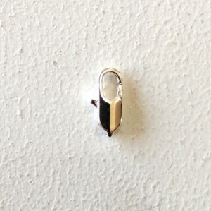 قفل گردنبند نقره ای 089