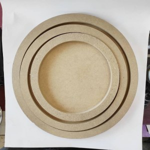 سینی دایره ایی  سه تکه کد028 چوب شیراز MDF خام(هزینه ارسال بعهده مشتری محترم میباشد)