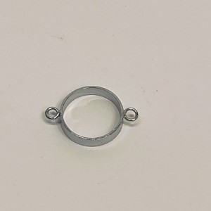 استیل نقره  2 سانت زیورالات رزین رنگ ثابت قیمت عمده کد 107
