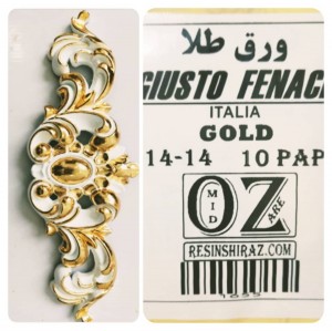 ورق طلا  10 برگ
