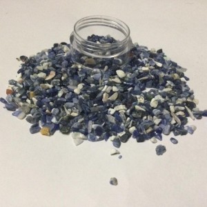 سنگ ریز تزیینی  سورمه ای سفید روشن