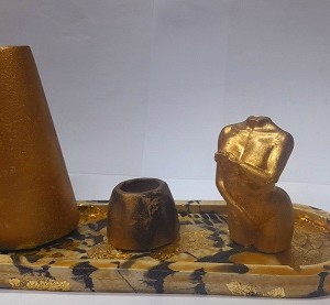 ست قالب های سیلیکونی دکوری ( گلدان - شمع -جا کبریتی)