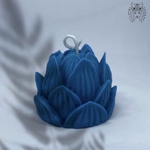 قالب سیلیکونی گل لوتوس ( شمع . رزین. سنگ مصنوعی)
