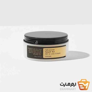 کرم مرطوب کننده 92 درصد موسین حلزون